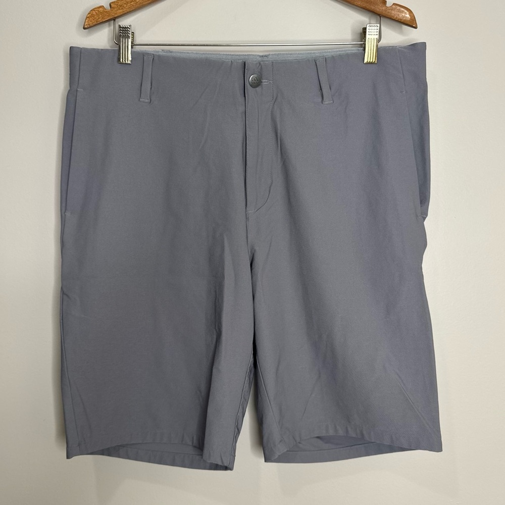 Adidas‎ Men’s Ultimate365 Gray Three Stripes Athletic Golf Shorts